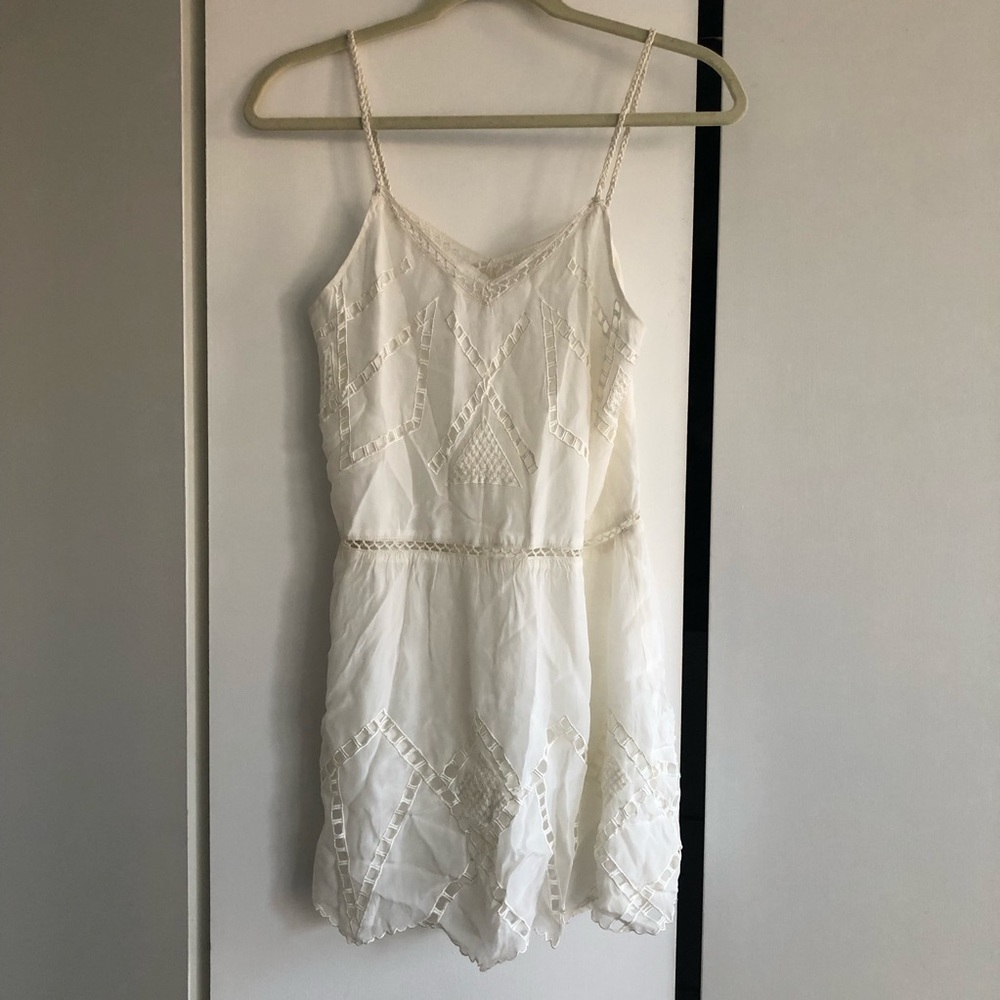 Tularose white tank dress XS
